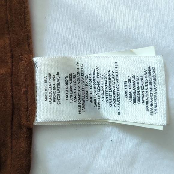 Polo Ralph Lauren Women's brown Lamb suede size 6 skirt. - Picture 7 of 11